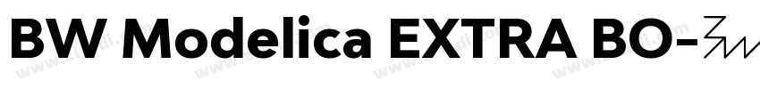 BW Modelica EXTRA BO字体转换 BW Modelica EXTRA BO字体转换